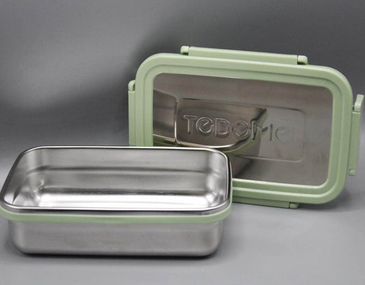 Tedemei Air Tight Stainless Steel Lunch Box Green (6577)