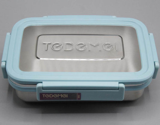 Tedemei Air Tight Stainless Steel Lunch Box Blue (6577)