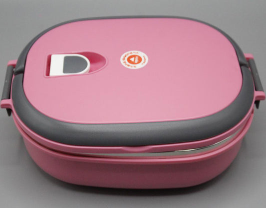 Tedemei Air Tight Lunch Box Stainless Steel Pink (6707)