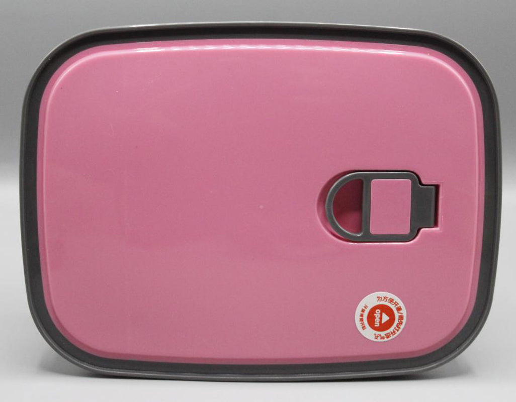 Tedemei Air Tight Stainless Steel Lunch Box Pink (6902)
