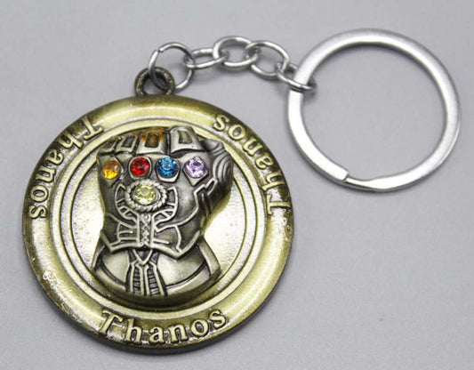 Thanos Logo Metallic Rotating Key Chain (KC5665)
