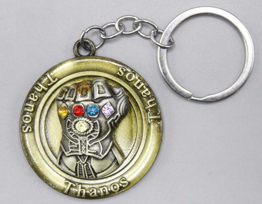 Thanos Logo Metallic Rotating Key Chain (KC5665)