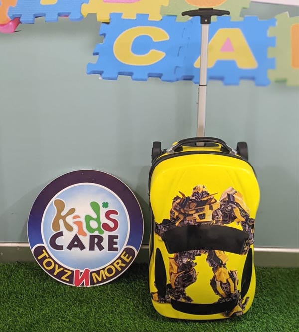 Bumblebee Transformer Cars Kids Luggage & Traveling Bag / Suitcase 18 Inches