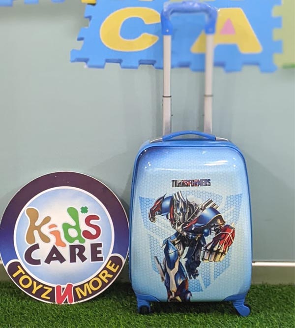 Transformers 4 Wheels Children Kids Luggage Travel Bag / Suitcase 16 Inches