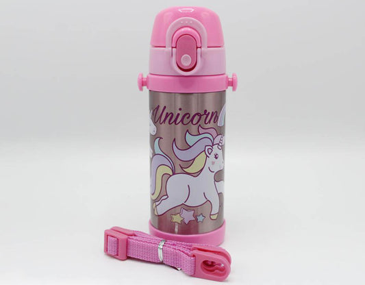 Unicorn Pink Thermal Metallic Water Bottle (GX-350)