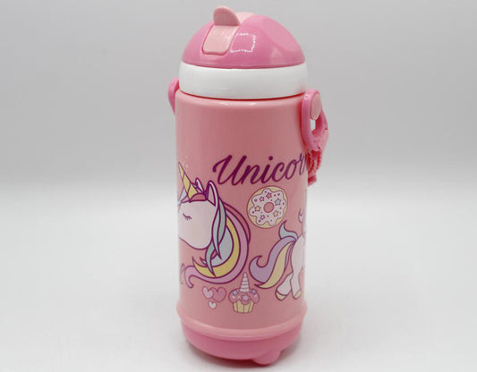 Unicorn Pink Water Bottle For Girls (NX-420)