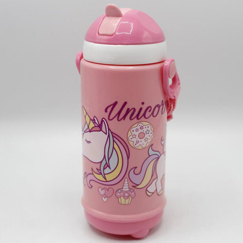 Load image into Gallery viewer, Unicorn Pink Water Bottle For Girls (NX-420)
