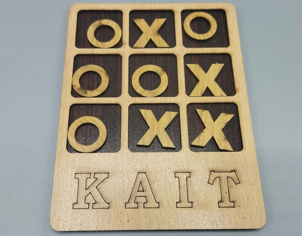 Wooden Tic Tac Toe Board (KC5672