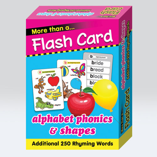 Load image into Gallery viewer, Alphabet Phonics &amp; Shapes Flash Cards
