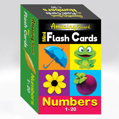Load image into Gallery viewer, Amazing Board Mini Flash Cards Numbers 1-20
