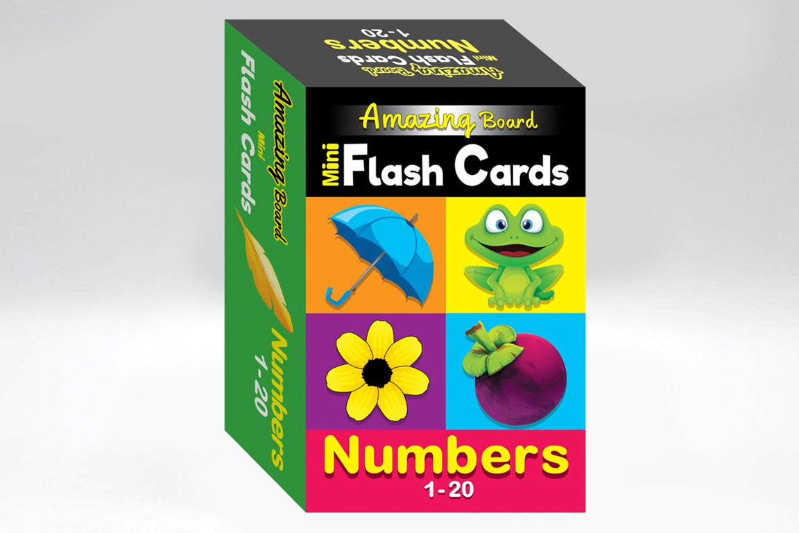 Amazing Board Mini Flash Cards Numbers 1-20