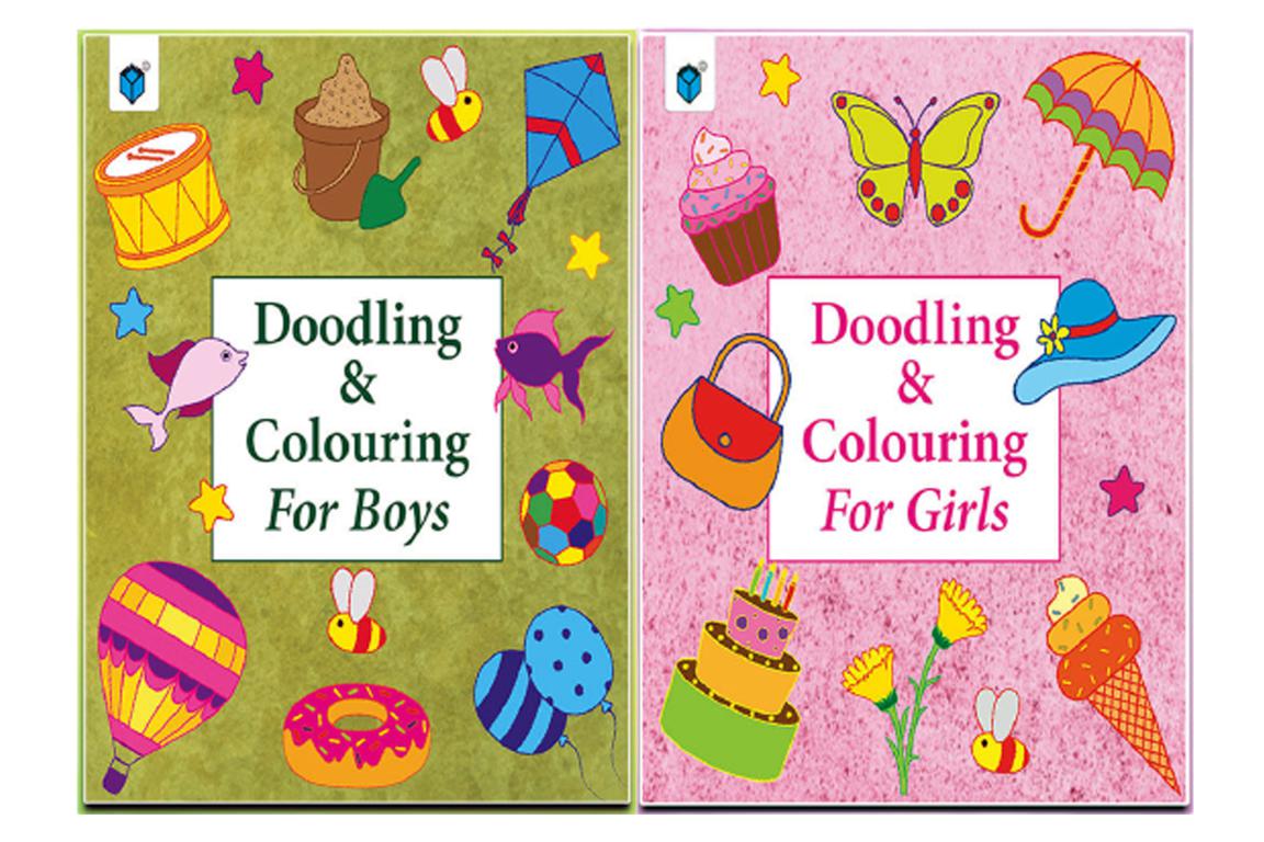 Doodling & Colouring Book