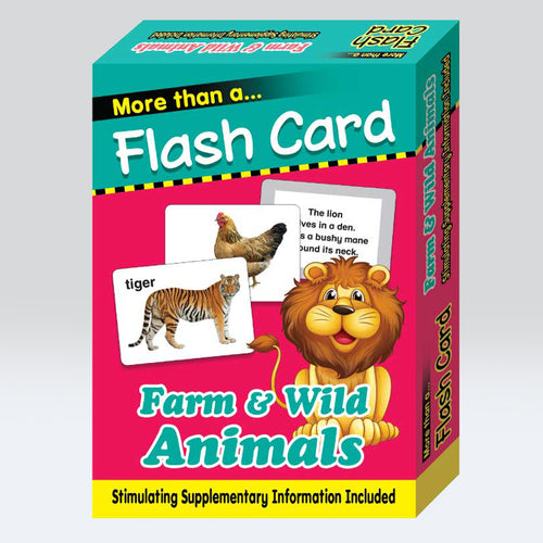 Load image into Gallery viewer, Farm &amp; Wild Animals Flash Cards
