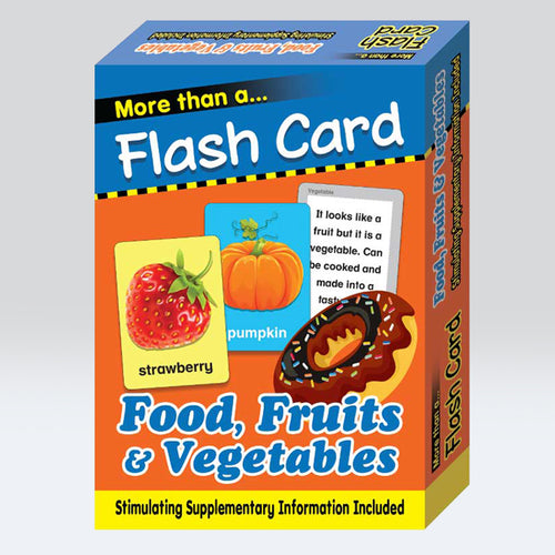 Load image into Gallery viewer, Food, Fruits &amp; Vegetables Flash Cards
