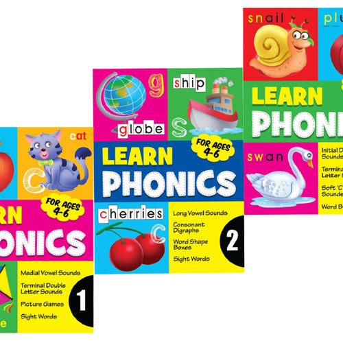 Load image into Gallery viewer, Learn Phonics Activity Book Series (1-3)
