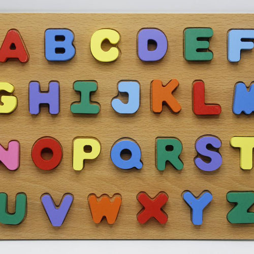 Load image into Gallery viewer, Wooden ABC Board Capital Letters (KC2828)
