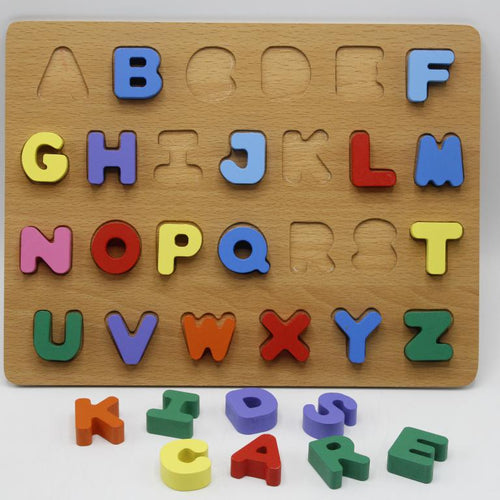 Load image into Gallery viewer, Wooden ABC Board Capital Letters (KC2828)

