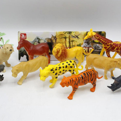 Load image into Gallery viewer, Wild &amp; Farm Animal Rubber Set (KC5410)
