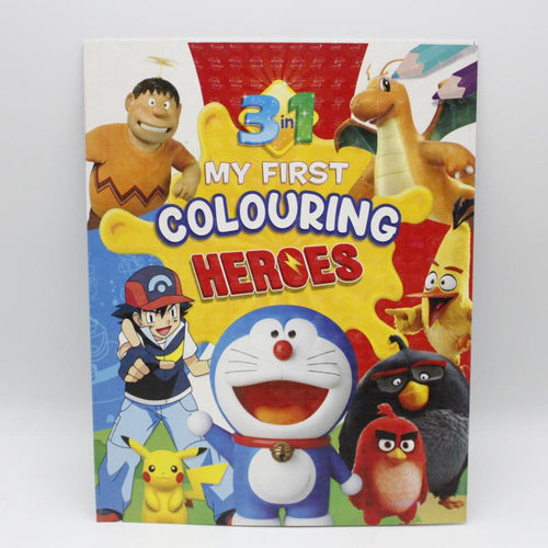 Load image into Gallery viewer, 3 In 1 My First Coloring Book Heroes (475)
