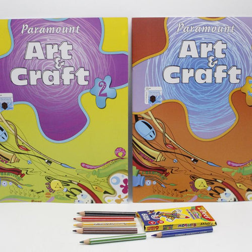 Load image into Gallery viewer, Pack of 2 Art &amp; Craft Books With Colour Pencil

