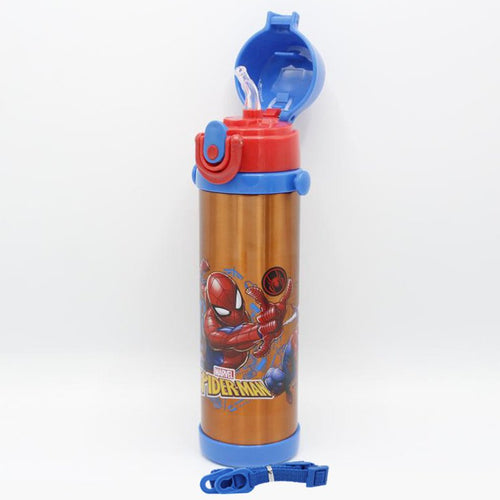 Load image into Gallery viewer, Spider Man Red Thermal Metallic Water Bottle (GX-500)

