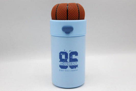 Basketball Shaped Thermal Metallic Infants / Water Bottle With Choo Choo Sound (J-2461)