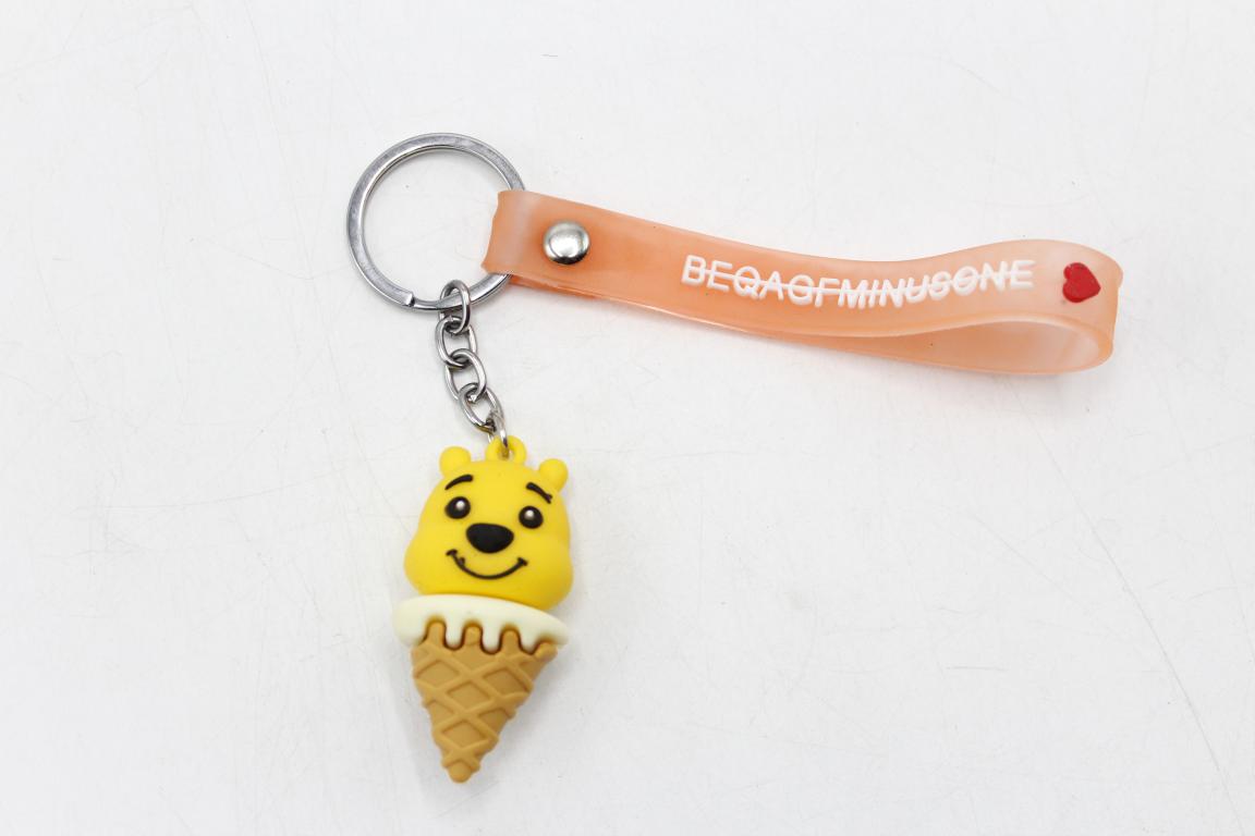 Minnie / Pooh / Doaremon / Kitty / Teddy Bear Keychain & Bag Hanging With Bracelet