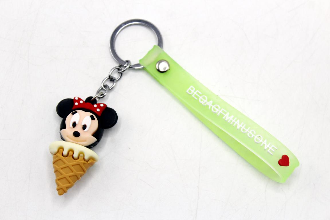 Minnie / Pooh / Doaremon / Kitty / Teddy Bear Keychain & Bag Hanging With Bracelet