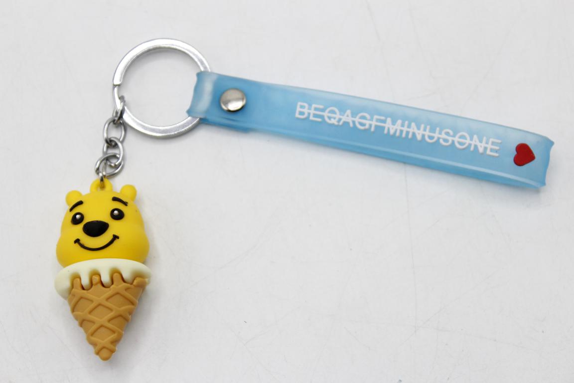 Minnie / Pooh / Doaremon / Kitty / Teddy Bear Keychain & Bag Hanging With Bracelet