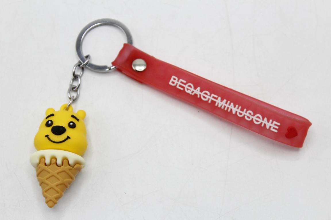 Minnie / Pooh / Doaremon / Kitty / Teddy Bear Keychain & Bag Hanging With Bracelet