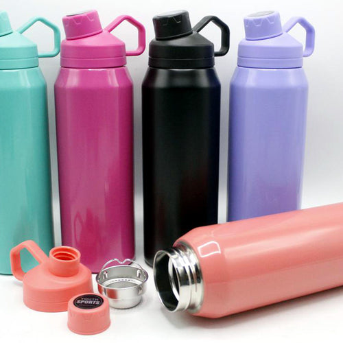 Load image into Gallery viewer, Sports Thermal Metallic Water Bottle (4643)
