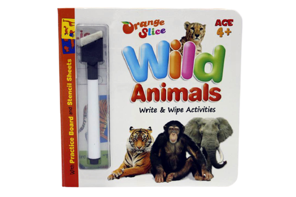 Wild Animals Write & Wipe Activities Board Book (825)