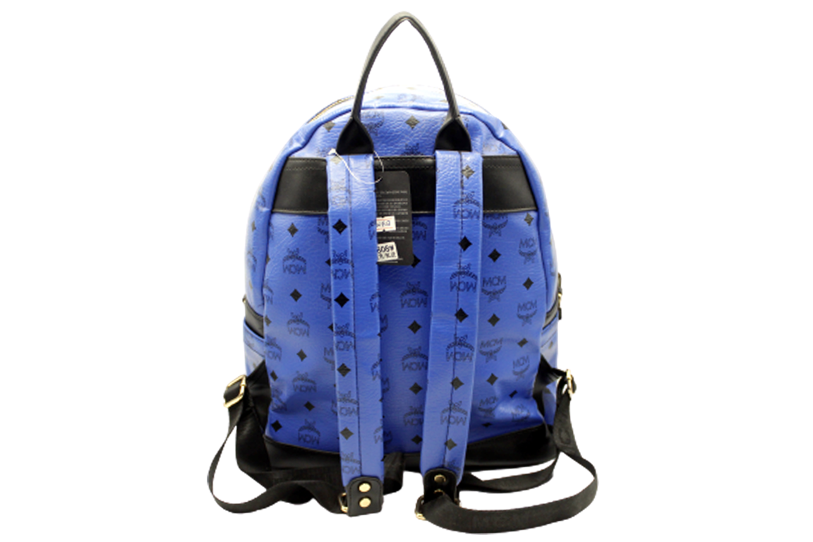 Royal blue mcm backpack deals