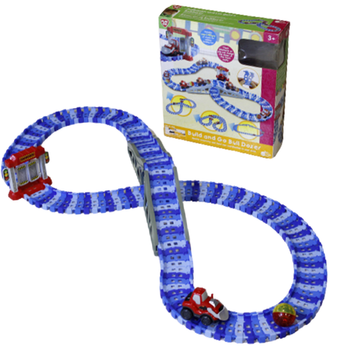 Load image into Gallery viewer, Play Go Build And Go Bulldozer Track Toy Series (2980)
