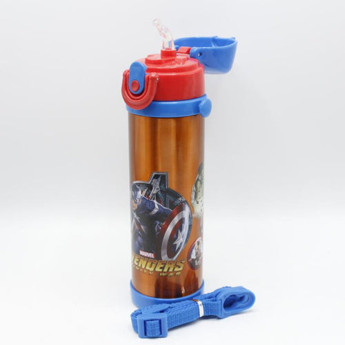 Load image into Gallery viewer, Avengers Red Thermal Metallic Water Bottle (GX-500)
