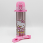 Hello Kitty Pink Thermal Metallic Water Bottle (GX-500)