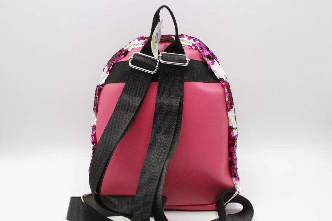 Star Sequins Small Backpack Bag Pink (K03)