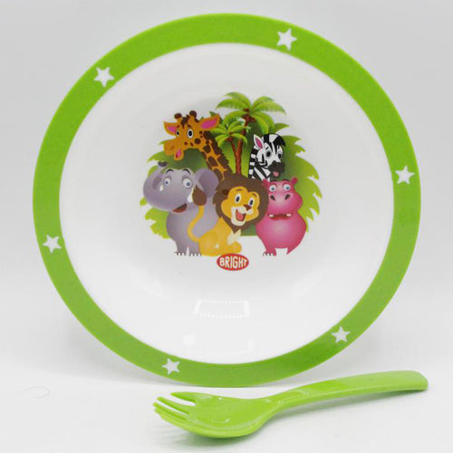 Load image into Gallery viewer, Sofia &amp; Animals Pack of 2 Bowl &amp; Spork Set (KC5426)
