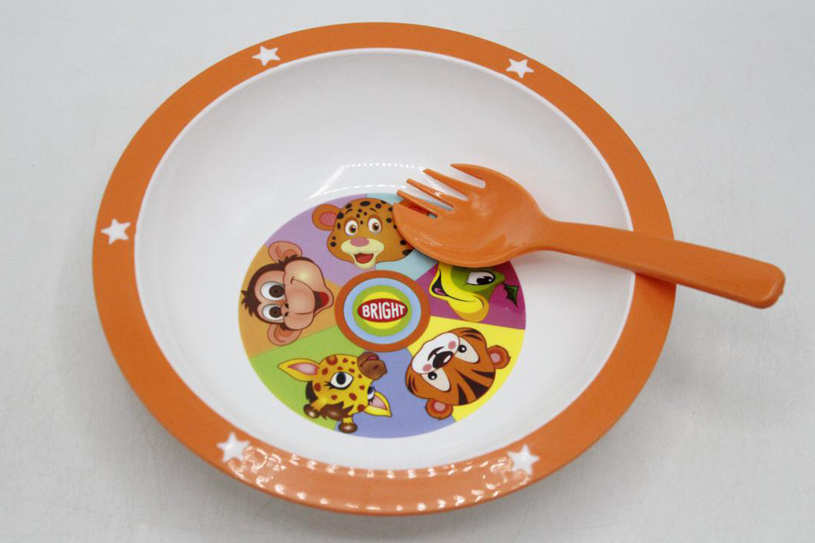 PJ Mask & Animals Pack of 2 Bowl & Spork Set (KC5426)