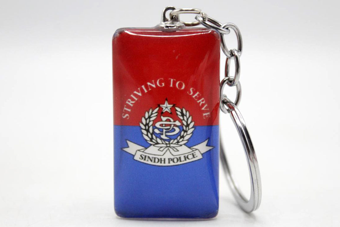 Sindh Police Acrylic Keychain (KC5420)