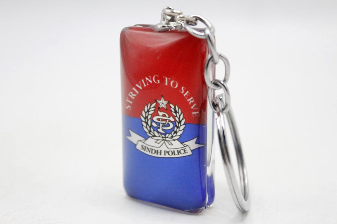 Sindh Police Acrylic Keychain (KC5420)