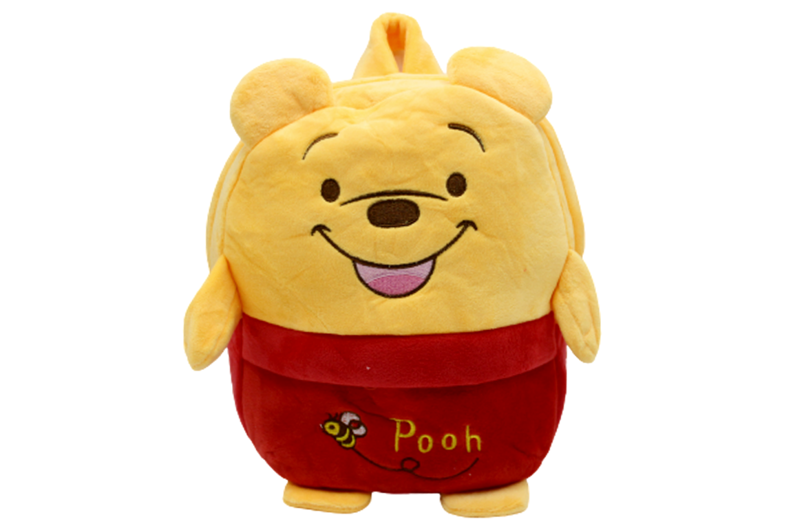 Pooh Stuffed Bag 14 Inches For KG-1 And KG-2 (CBN995)