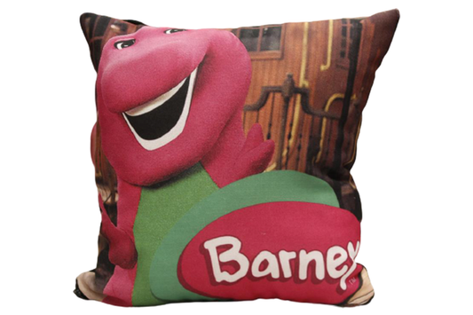 Barney Cushion 10X10 Inches