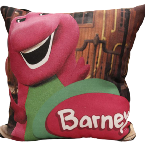 Load image into Gallery viewer, Barney Cushion 10X10 Inches
