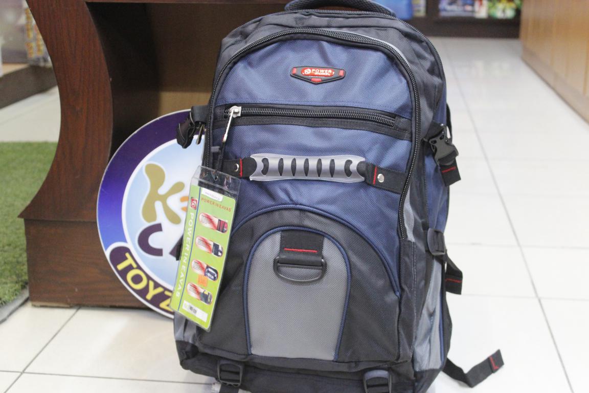 Power Backpack Notebook Laptop Book Bags Travel Bag Dark Blue (7908-22#)