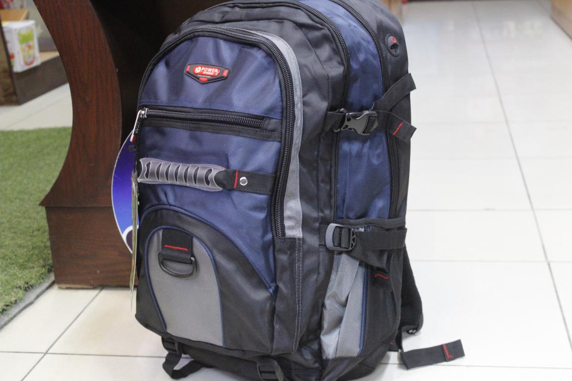 Power Backpack Notebook Laptop Book Bags Travel Bag Dark Blue (7908-22#)