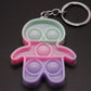 Boy Shaped Pop It Keychain And Bag Hanging (KC5055)