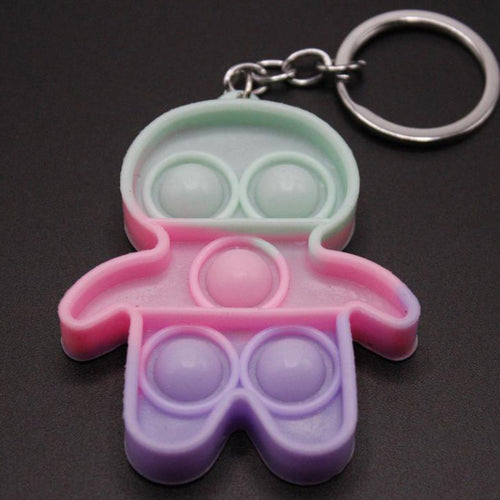Load image into Gallery viewer, Boy Shaped Pop It Keychain And Bag Hanging (KC5055)
