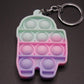 Among Us Shaped Pop It Keychain And Bag Hanging (KC5055)