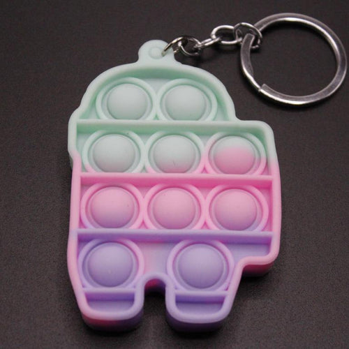 Load image into Gallery viewer, Among Us Shaped Pop It Keychain And Bag Hanging (KC5055)
